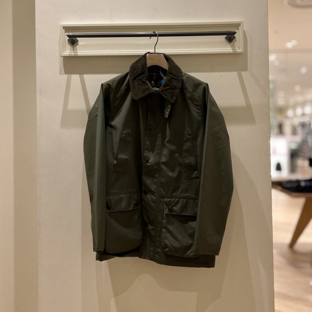 Barbour ビデイル　オリーブ色 ジャケット 38 新品未使用　ビームス 新素材】《Barbour × BEAMS PLUS》アップデートされた『ビデイル