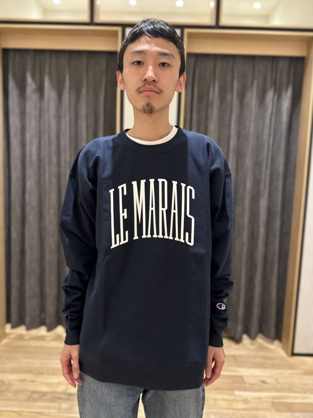 大人気〈Champion〉別注のロンTをサイズ比較！！｜ビームス 千葉