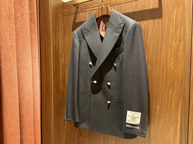 BEAMS F ダブルブレストジャケット　FOX BROTHERS BEAMS F（ビームスF）FOX BROTHERS ダブルブレスト ブレザー