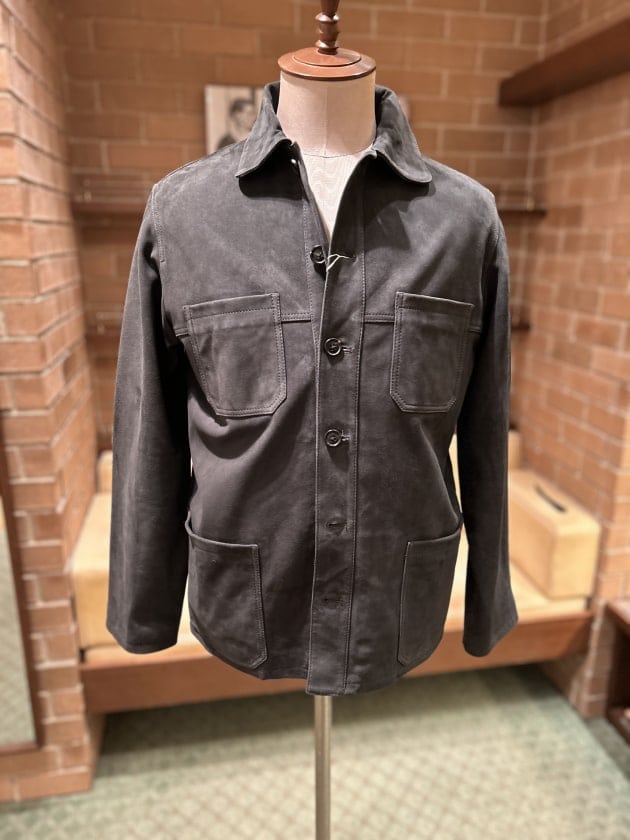 メンズ ゴートスエード 総裏 カバーオール QUATTROCCHI / ゴートスエード 総裏 カバーオール（ブルゾン