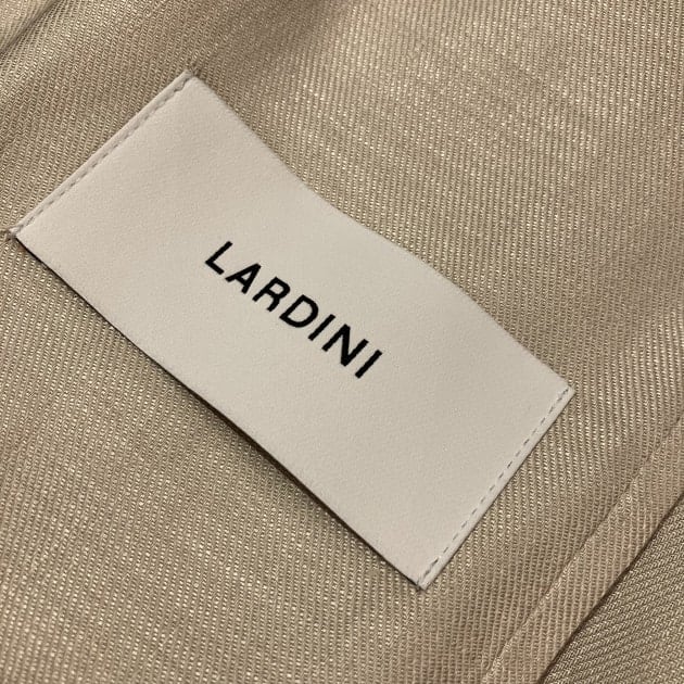 ＜LARDINI＞ミックスファブリックジャケット
