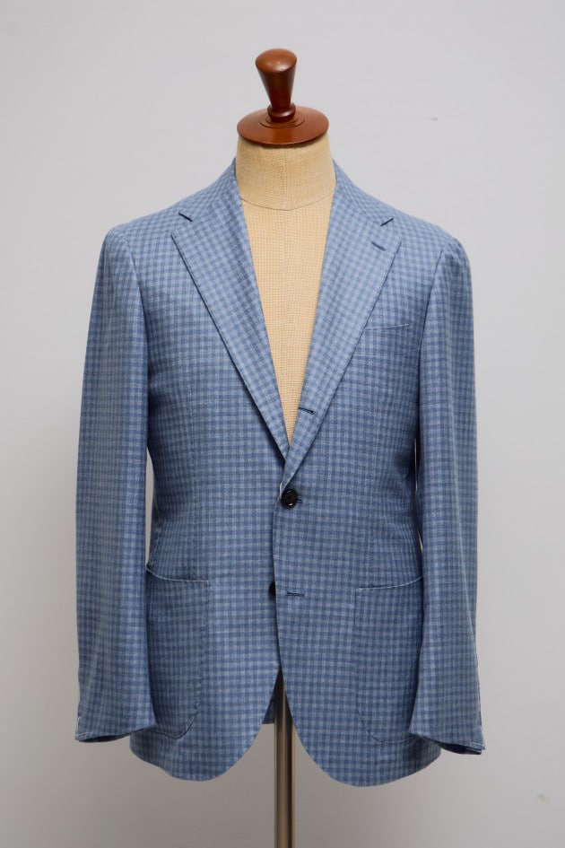 【カシミヤ・シルク】Brilla per il gusto　テーラード　チェック Brilla per il gusto〉カシミヤシルクジャケット｜ビームスF