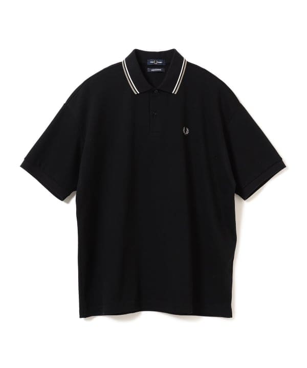 FRED PERRY ブラック ポロシャツ UK10 まりFRED PERRY 半袖ポロシャツ