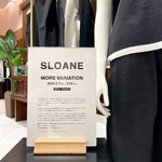 【 SLOANE MORE VARIATION 】&最後にお得なご案内もございます！
