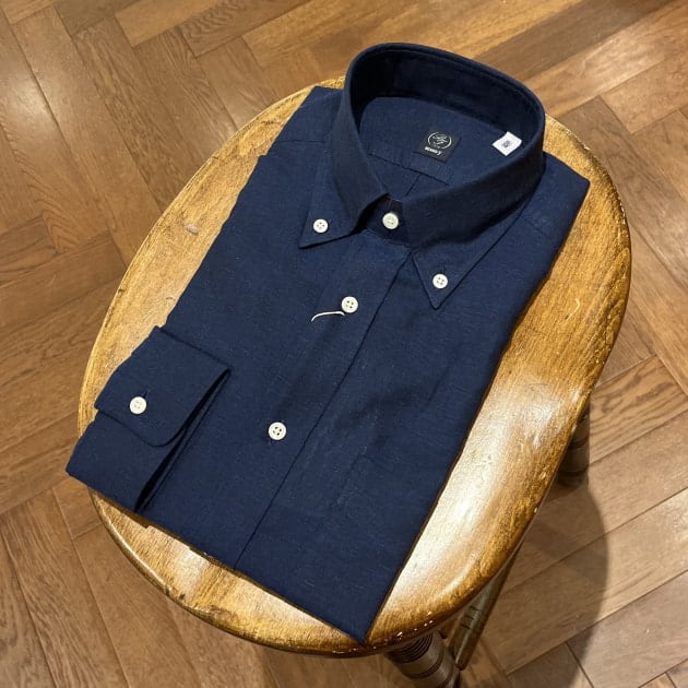BEAMS F〉cotton linen BD shirt ｜ビームスF／インターナショナル