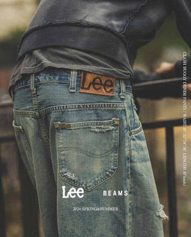 Lee × BEAMS】バギーシルエットのダメージデニム｜ビームス 奈良｜BEAMS