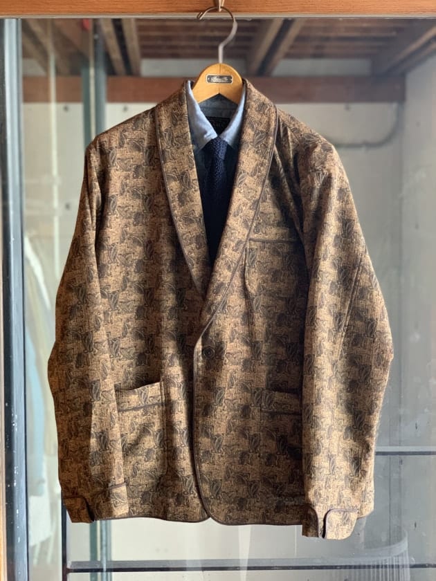 BEAMS PLUS スモーキングジャケット XL アンコン 洗える 24SS BEAMS PLUS スモーキングジャケット XL アンコン 洗える 24SS BEAMS