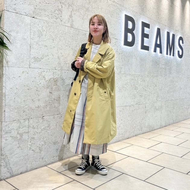 【美品】チカキサダ×レイ ビームス　別注　コラボ　タータンチェック柄　ベルト付き タータンチェックシリーズ♡｜ビームス 名古屋｜BEAMS