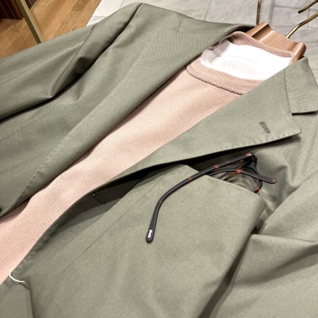 WWS オリーブ色 スーツ Mサイズ カーキカラーが魅力的♩Vカラースーツ！｜THE SUIT COMPANY 福岡
