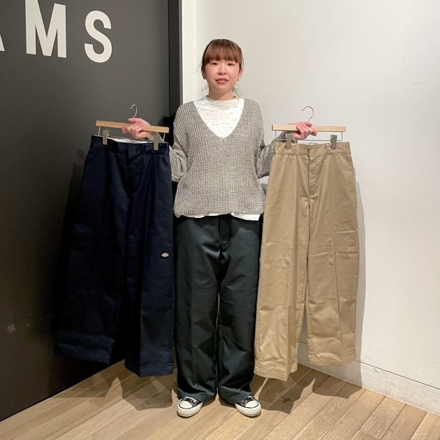 サイズ比較！＜Dickies＞×＜BEAMS BOY＞ダブルニーパンツ｜ビームス 町田｜BEAMS