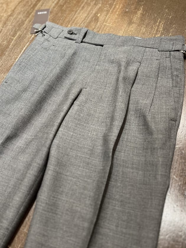 IGARASHI TROUSERS オーダー 2プリーツ 春夏用 IGARASHI TROUSERS
