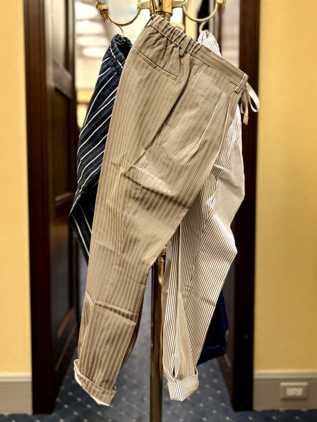 beams ストライプカジュアルパンツ ONE SIZE BEAMS BOY（ビームス ボーイ）ボーイ マルチ ストライプ パンツ