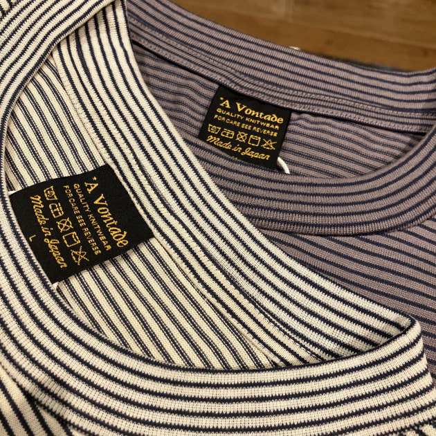 ＜A VONTADE＞ボーダーポケットTシャツ