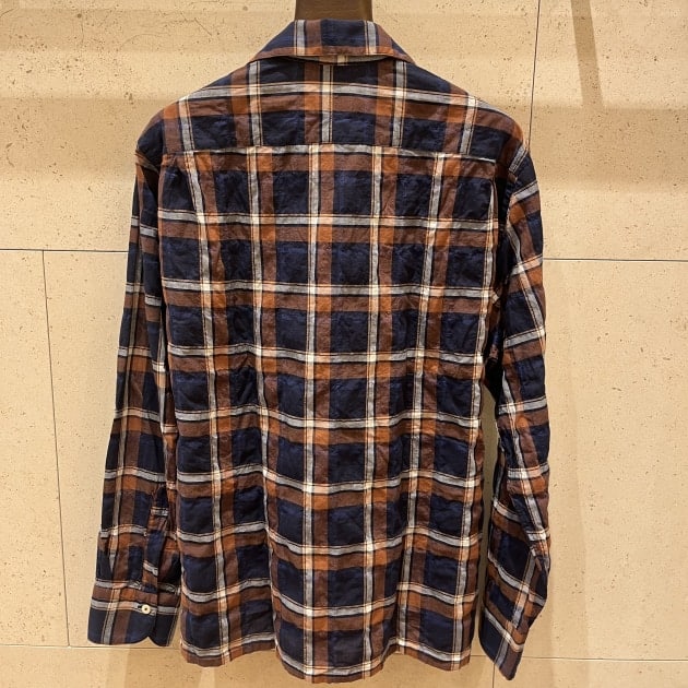 ALESSANDRO GHERARDI〉plaid open collar shirts ｜ビームスF