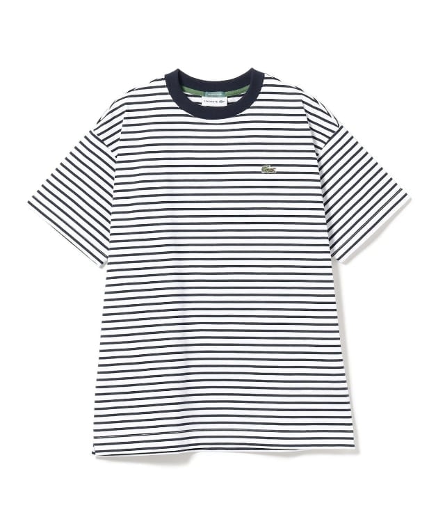 171cm 52kgがサイズ比較〉夏にぴったり ｢LACOSTE｣×｢BEAMS｣のボーダーTシャツ！｜ビームス 千葉｜BEAMS