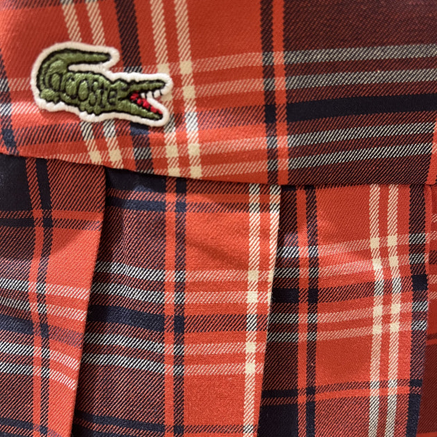新型！！！〈LACOSTE〉別注チェックプリーツスカートを着回し