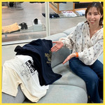【気になる透け感チェック】THE NORTH FACE PURPLE LABEL × BEAMS BOY / 別注 アシメ ロゴ Tシャツ 24SS