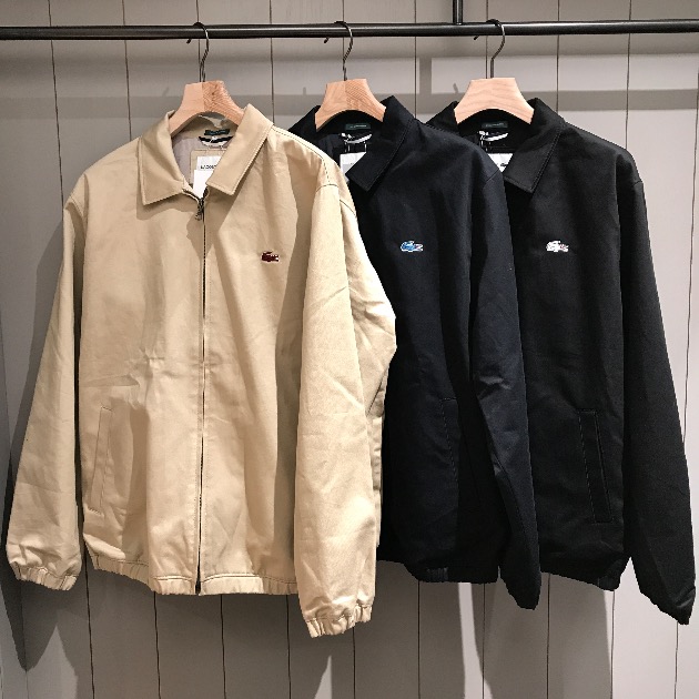 ファッションLACOSTE × BEAMS ジャケットブルゾン　ラコステ　ベージュ　ブルゾン