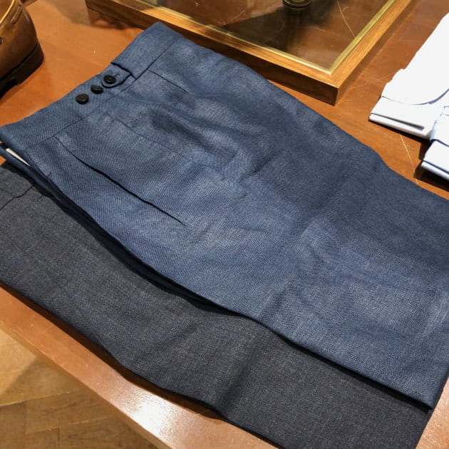 IGARASHI TROUSERS × BEAMS F＞ 別注 ハンドライン ＆ トランクショーのお知らせ｜ビームス ハウス 丸の内｜BEAMS