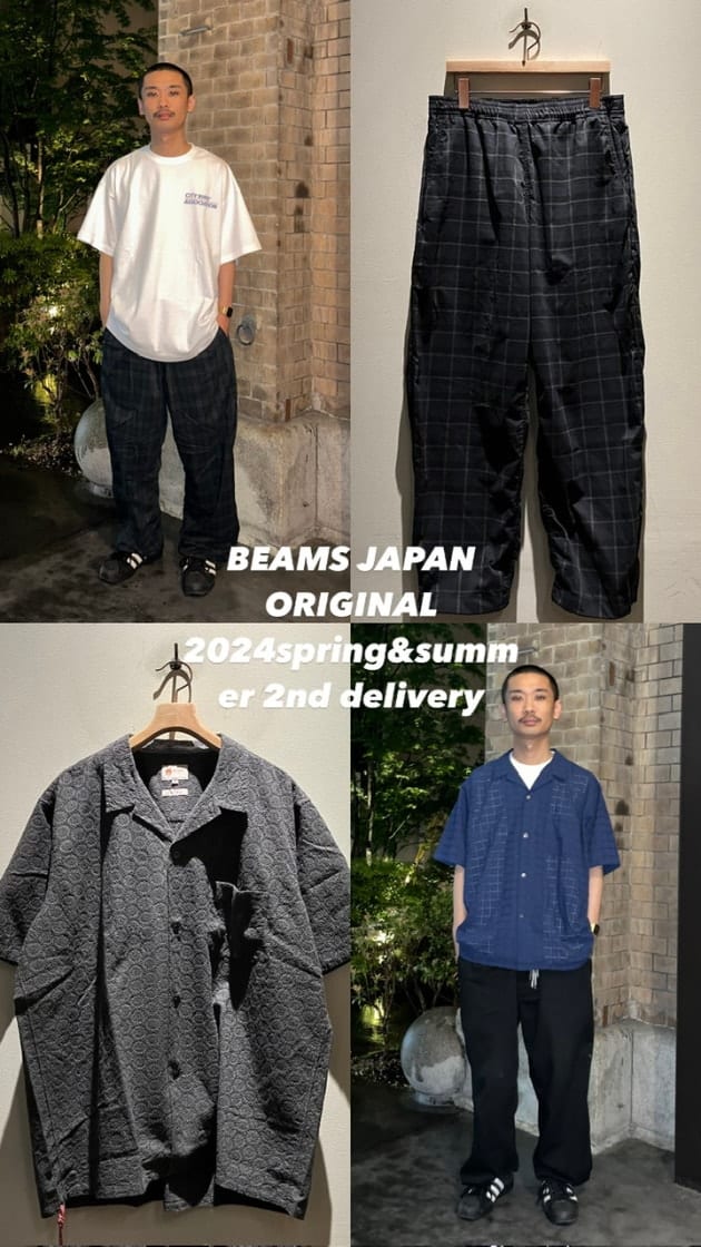 【BEAMS JAPAN ORIGINAL】”2024spring&summer 2nd delivery 