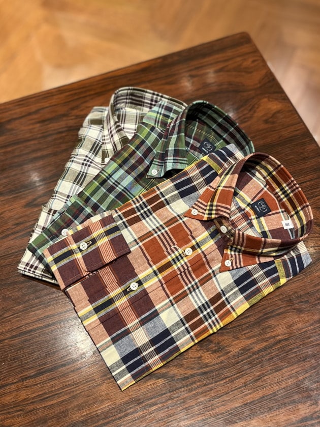 BEAMS F〉madras BD shirts ｜ビームスF／インターナショナル