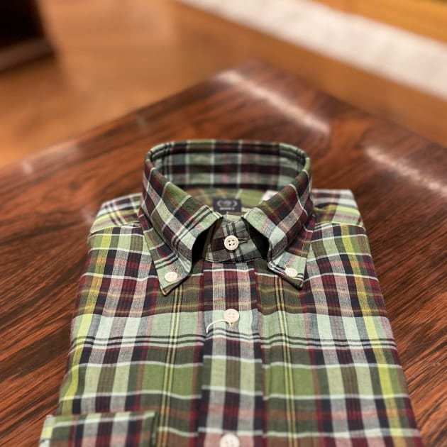 BEAMS F〉madras BD shirts ｜ビームスF／インターナショナル