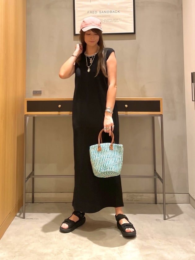初夏のおでかけに♡高身長でもしっかり長めのワンピース