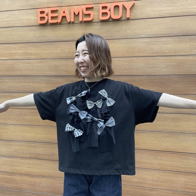 贅沢なフリル使い♡〈TORI-TO〉×〈BEAMS BOY〉Tシャツ3型ご紹介