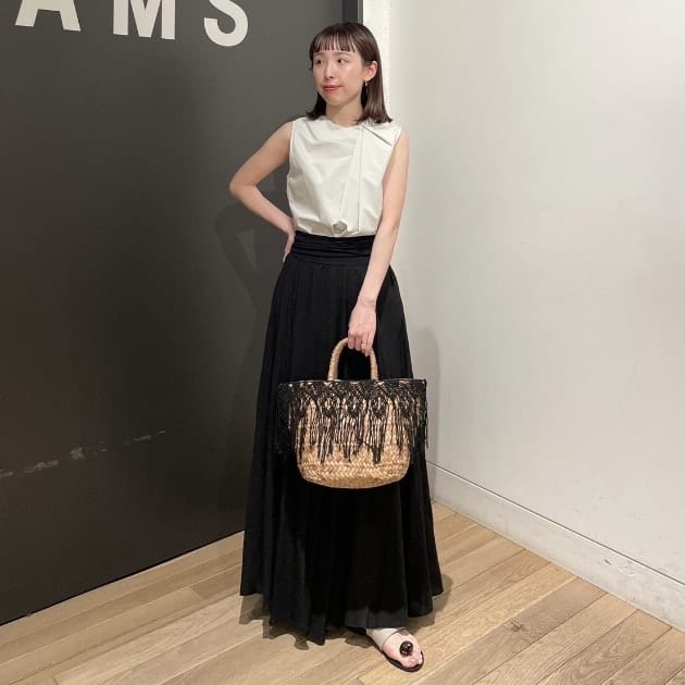 新品ＡＫ+1 黒ブークレー タイトスカート 未使用 36 64271379092_D_11.jpg