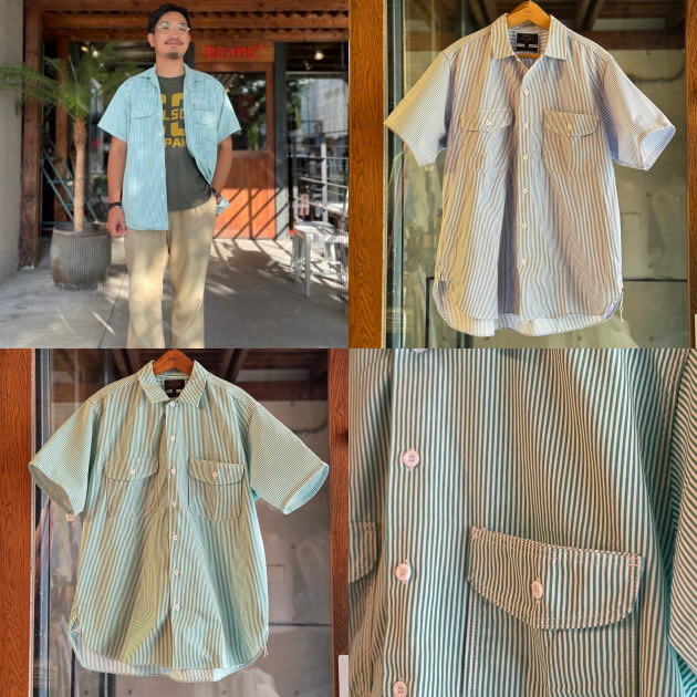 SSZ 2WAY ワークシャツ BEAMS 中古・古着通販】SSZ (エスエスズィー) A.H (エーエイチ) BEAMS