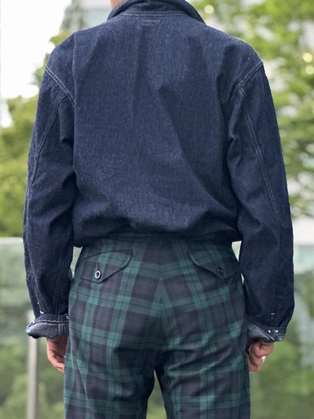 KENNETH FIELDのブラックウォッチのトラウザーズと KENNETH FIELDのブラックウォッチのトラウザーズと