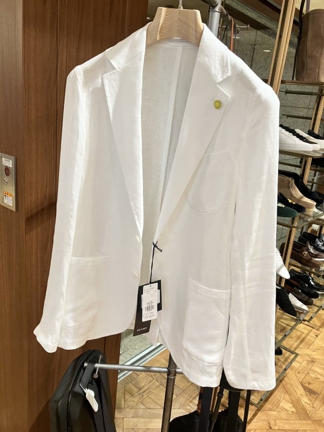 君たちはどうすね出すか＜GIANNETTO＞リネンシャツジャケット
