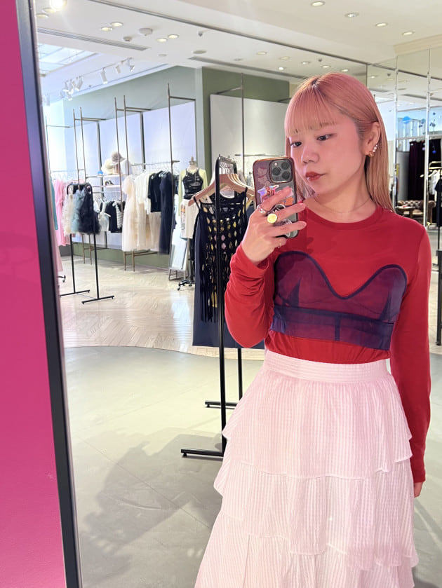 BEAMS - chika kisada♡チュールベスト♡の通販 by ♡××m