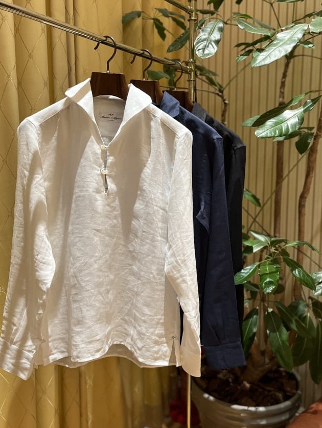 夏の鉄板シャツ。〈Massimo d'Augusto〉｜ビームス ハウス 六本木｜BEAMS