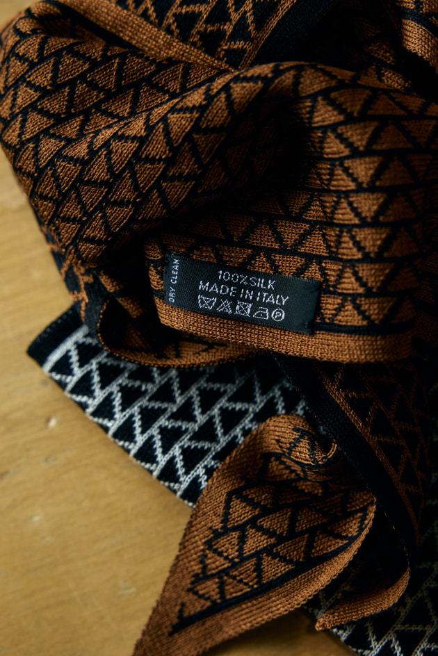 Dimaglia Cravatte〉リバーシブルスカーフ｜ビームスF