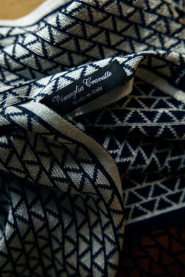 Dimaglia Cravatte〉リバーシブルスカーフ｜ビームスF