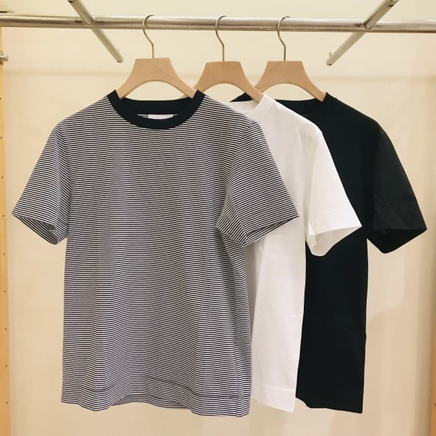 「上質な定番と大人ボーダーで」《SLOANE》コットン天竺Tシャツ編
