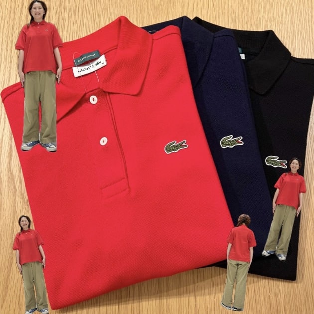 サイズ比較】“LACOSTE for BEAMS BOY” 別注ポロシャツ サイズ比較】“LACOSTE for BEAMS BOY” 別注ポロシャツ