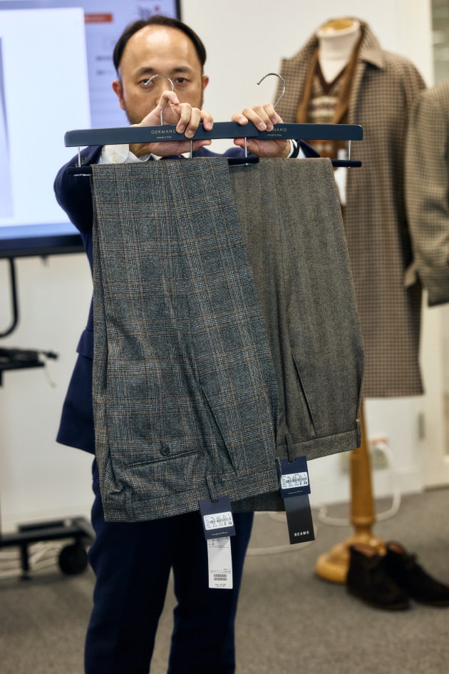 erne」21秋冬シーズン誕生の新ブランドからシューカットパンツを。｜ビームス 銀座｜BEAMS