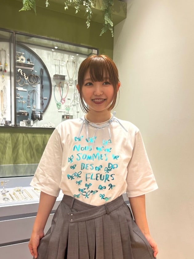FACETASM × Ray BEAMS 　 別注 Ribbon Tシャツ　黒 T-shirt Collection~｜レイ ビームス 新宿｜BEAMS