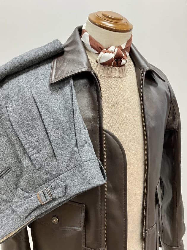 CINQUANTA × BEAMS 別注 G8 レザージャケット 44 21180733837_D_5.jpg