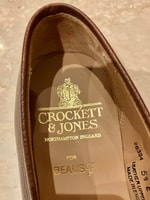 BEAMS F（ビームスF）【別注】CROCKETT & JONES / BRIMSTONE