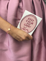 KEEP CALM AND CARRY ON！＜PINK RIBBON＞