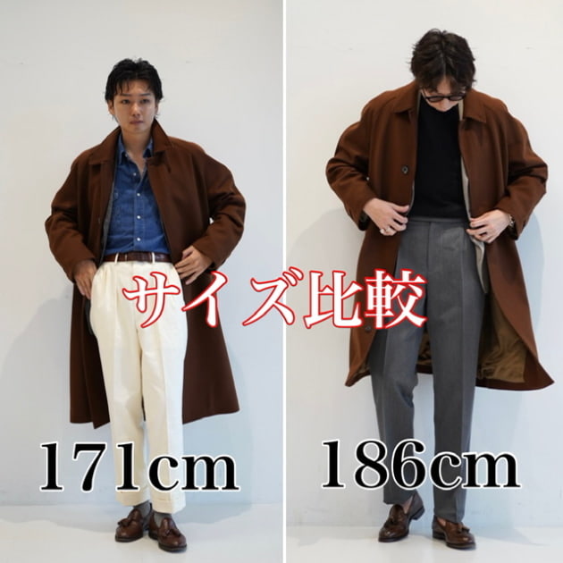 MACKINTOSH＞サイズ40。身長別サイズ比較｜BEAMS F（ビームスF）｜BEAMS