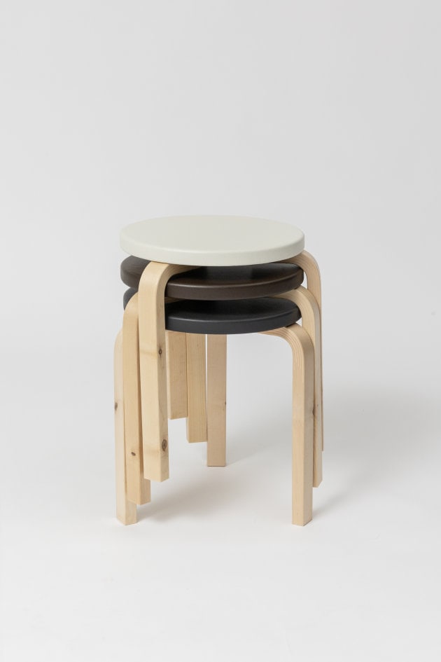 Artek Stool 60 Leather & Wild Birch｜fennica（フェニカ）｜BEAMS