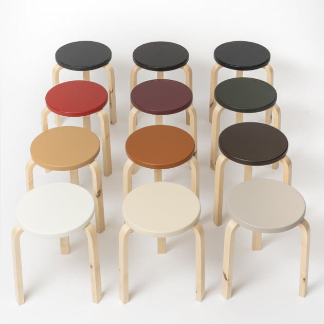 Artek Stool 60 Leather & Wild Birch｜fennica（フェニカ）｜BEAMS