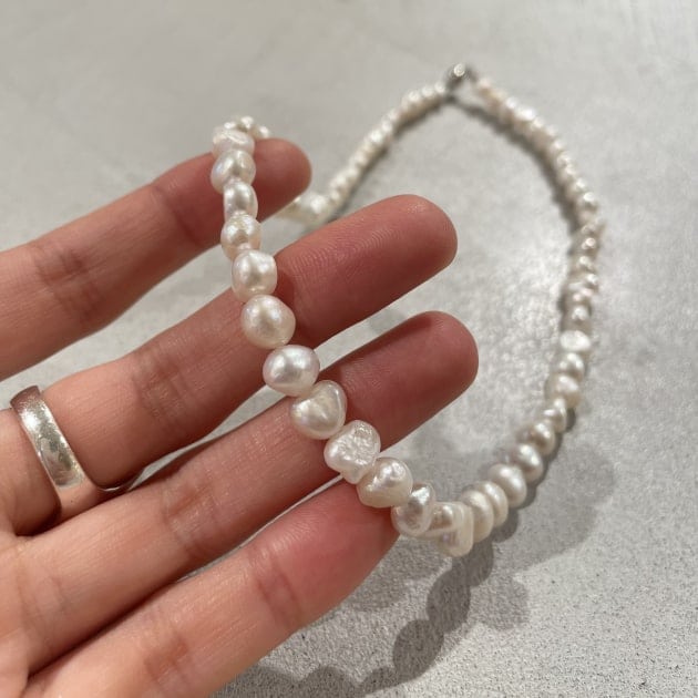 アクセサリー pearl ROSETTAPRAYER/ロゼッタプレア】PEARL HEISHI NECKLACE 淡水パール