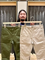〈サイズ比較〉ベストセラーパンツ「ストレッチテーパードチノ」