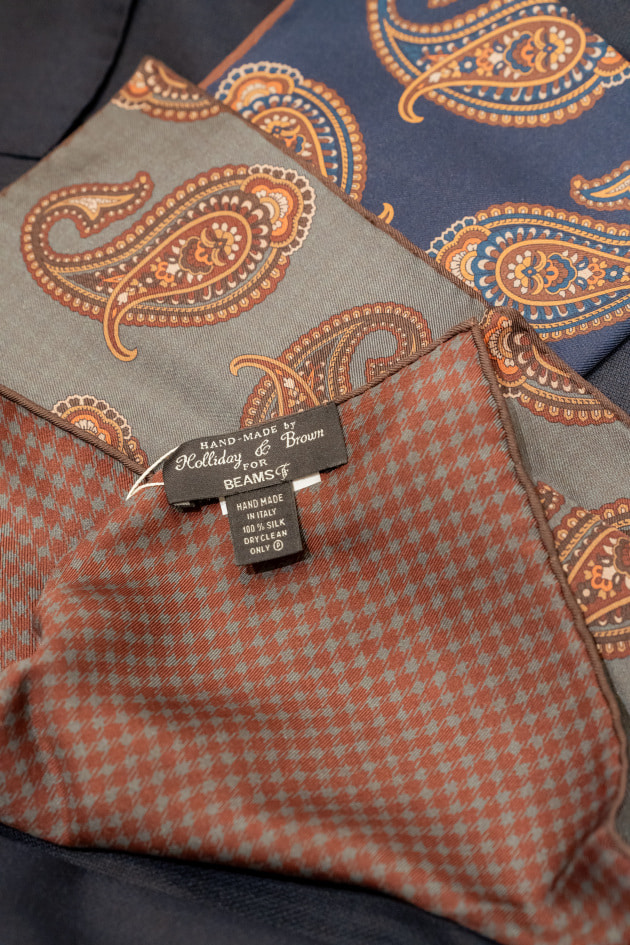 新作おすすめチーフ＜Holliday & Brown＞｜ビームス ライフ 横浜｜BEAMS