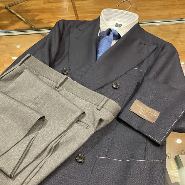 SALE ITEM】<BEAMS F>ホップサック ダブルブレストジャケット SALE ITEM】<BEAMS F>ホップサック ダブルブレストジャケット